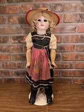 Vintage Artist Bisque Doll Sam Mold 1983 Dressed Braids Jointed Composotion
