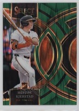2024 Panini Select Premier Level Green Flash Prizm Heston Kjerstad #96 8d2
