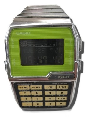 CASIO DATA BANK DBC−1500 Casio Telememo Men Silver Watch - Dbc-1500 for sale online | eBay