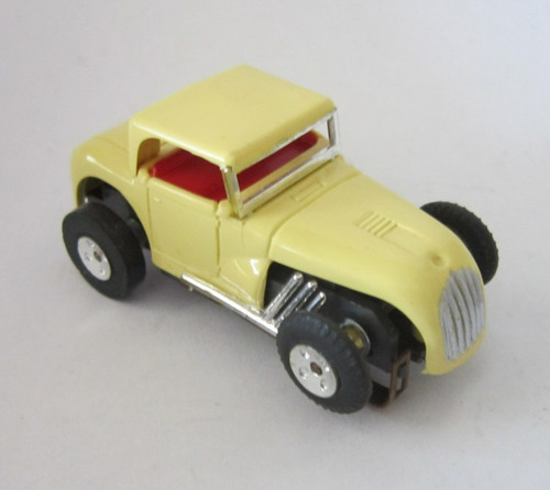 Aurora Tjet Ho Slot Car Yellow Hot Rod EXCELLENT