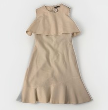 New Alexander McQueen Sleeveless Midi White Dress Size40 $1860