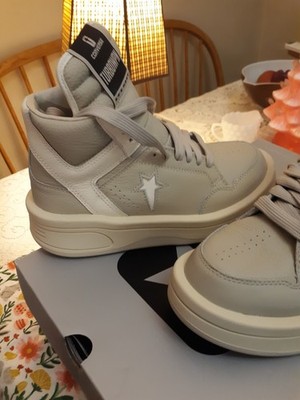New in Box Rick Owens x Converse DRKSHDW TURBOWPN Mid Mens 6.5 Womens 8