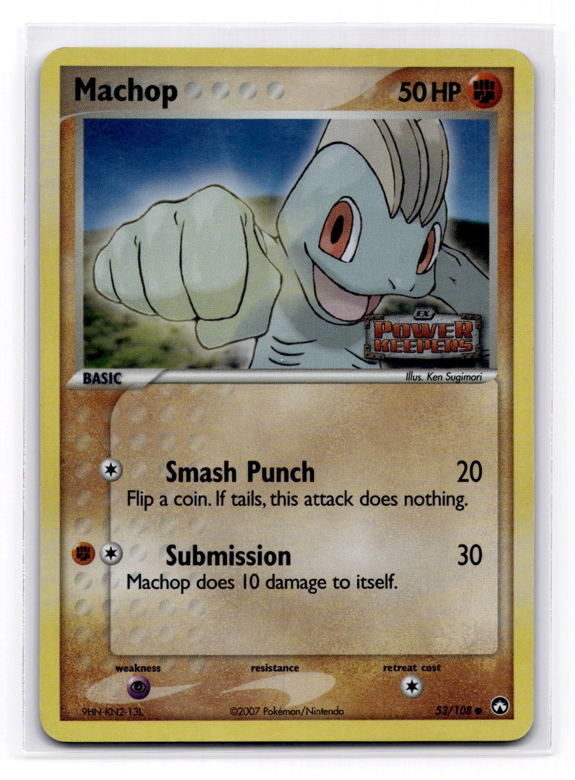 Machop Common Power Keepers 53/108 LP