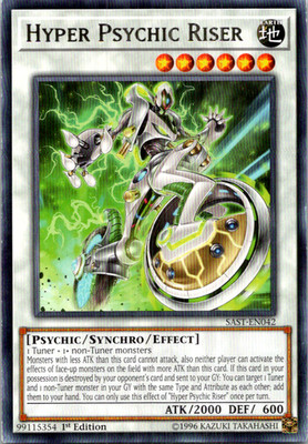Hyper Psychic Riser SAST-EN042 Yu-Gi-Oh! TCG 1st Edition LP