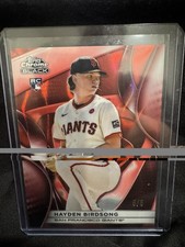 2025 Topps Chrome Black Hayden Birdsong RC /5