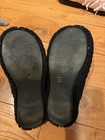 Simon Miller Black Plush Slip-On Slippers size 6 — photo 3