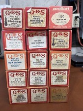 Vintage Q.R.S. Piano Rolls Word Rolls 15 Different Titles