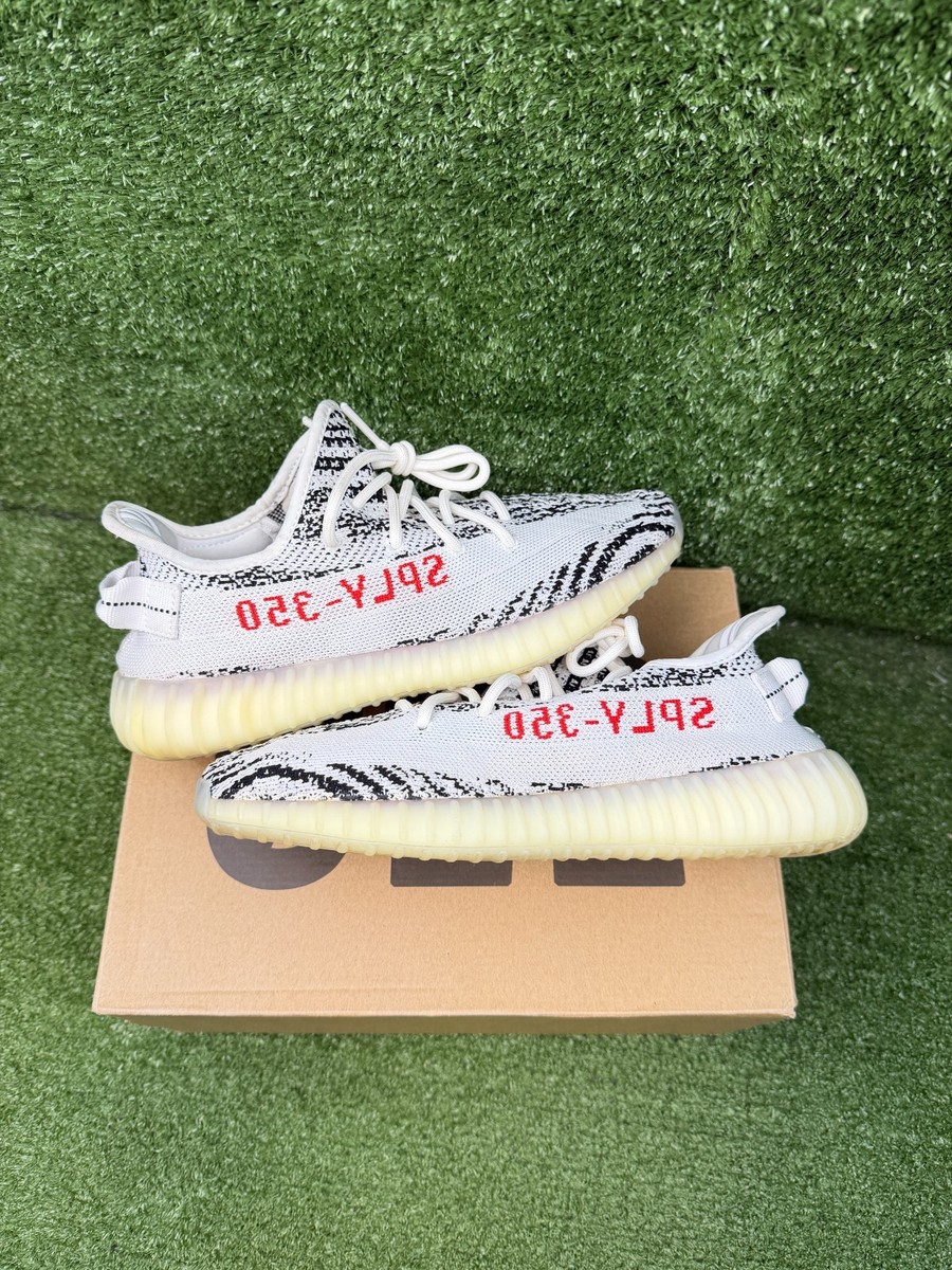 Size 8 - adidas Yeezy Boost 350 V2 Low Zebra | eBay