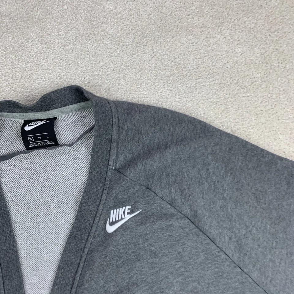 Nike Sudadera De Gran Tamaño Frente Abierto Cárdigan Talla XL Logo Athleisure Foto 4 de 4
