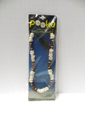 New Vintage POOKA Shell Necklace Hand Strung Pacific Islander Hawaiian Necklace
