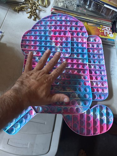 Extra large 17,5" Among Us Multicolore Fidget Pop-it - Foto 4 di 4