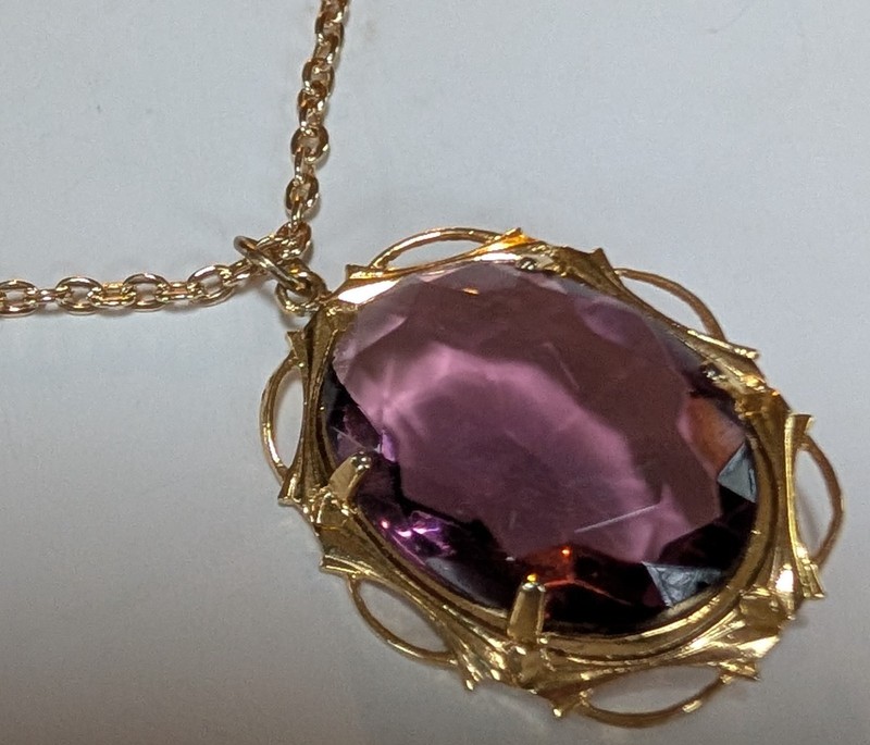 Vintage Victorian Rhinestone Necklace