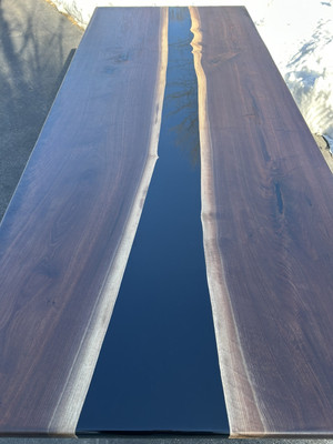 black walnut dining table