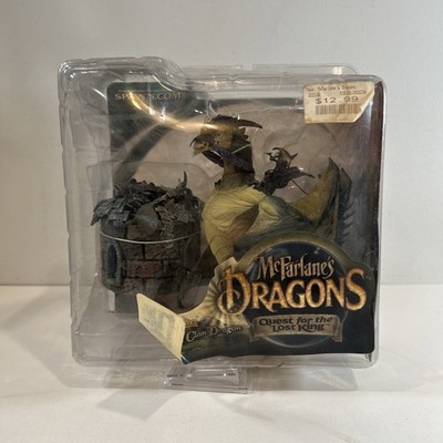 McFarlane's Dragons Quest for the Lost King   Fire Clan Dragon Figure NIB
