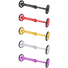 Roue facile et tige d'extension pour vélo pliant aluminium caoutchouc 2 roues