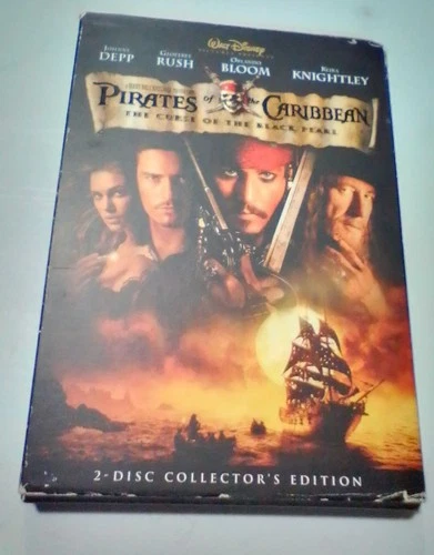 Pirates of the Caribbean: The Curse of the Black Pearl (DVD, 2003)