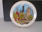 Pair of 1976 Franklin McMahon's Limited Edition Chicago Collection Plates — photo 2