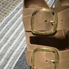 Birkenstock Women’s Cognac Leather Slide Sandals Buckle Straps EU 39 US 8 — photo 6