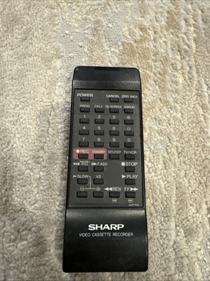 SHARP G0896GE VIDEO CASSETTE RECORDER REMOTE CONTROL ORIGINAL VCA5250, VCA5650U