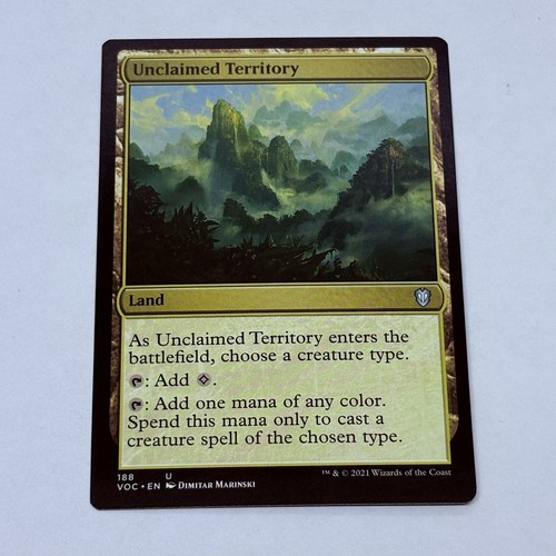 Unclaimed Territory 188 Magic The Gathering Trading Card MTG Tc7 | eBay