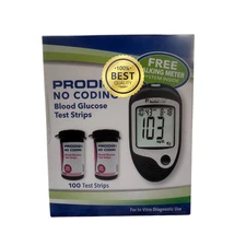 Glucose Monitor 10500 Kit:Meter/100ct test/10ct Lancets. Exp.1/27