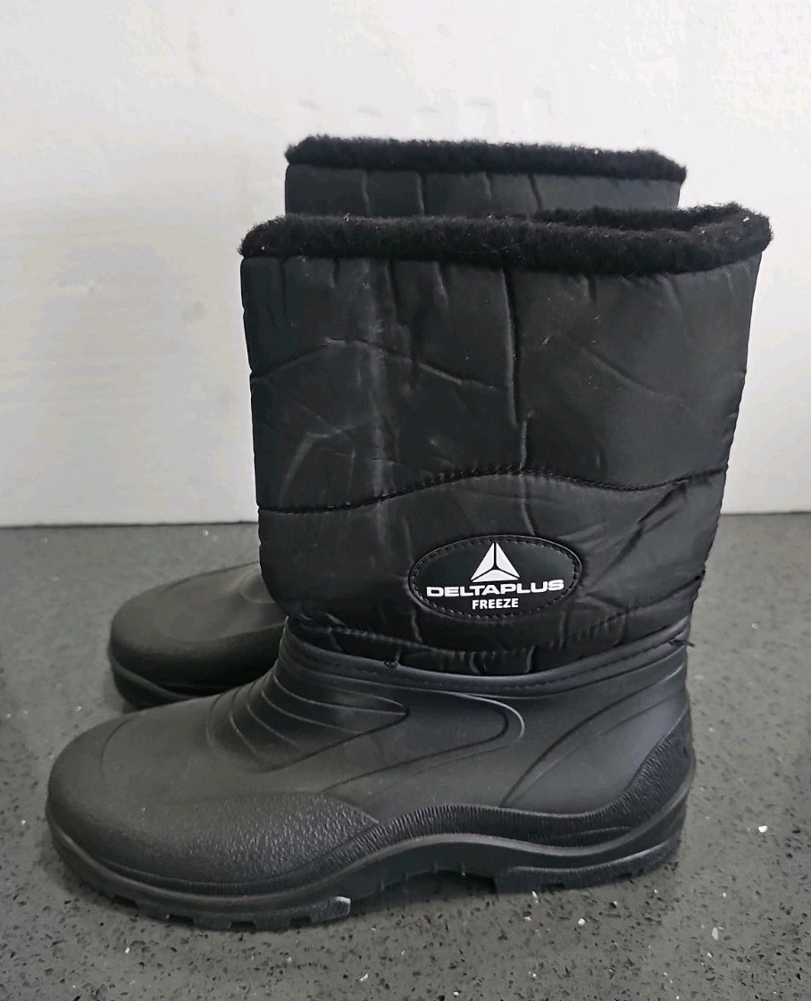Delta Plus Freeze Black Thermal Lined Winter Snow Boots Mucker Boots Wellingtons