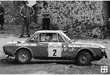 1/43 Diecast Lancia Fulvia 1600 HF 1972 San Remo Rally No 2