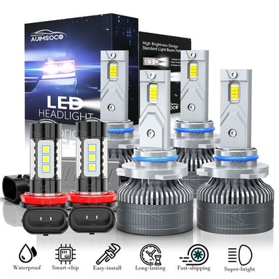 Para Toyota Corolla 2009-2013 Bombillas LED 6500K Blanco Puro Súper Brillantes