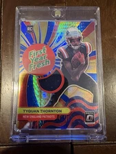 Tyquan Thornton / 2022 Donruss Optic First Year Fresh Insert #FYF-TT RC - PATS!