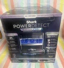 Shark RV2820YE Robot Vacuum & Mop PowerDetect NeverTouch Combo “BOX DAMAGE”