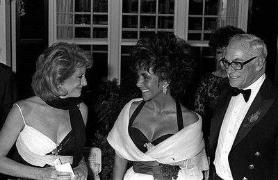 Barbara Walters Elizabeth Taylor Malcolm Forbes at 70th Birthday P- Old Photo