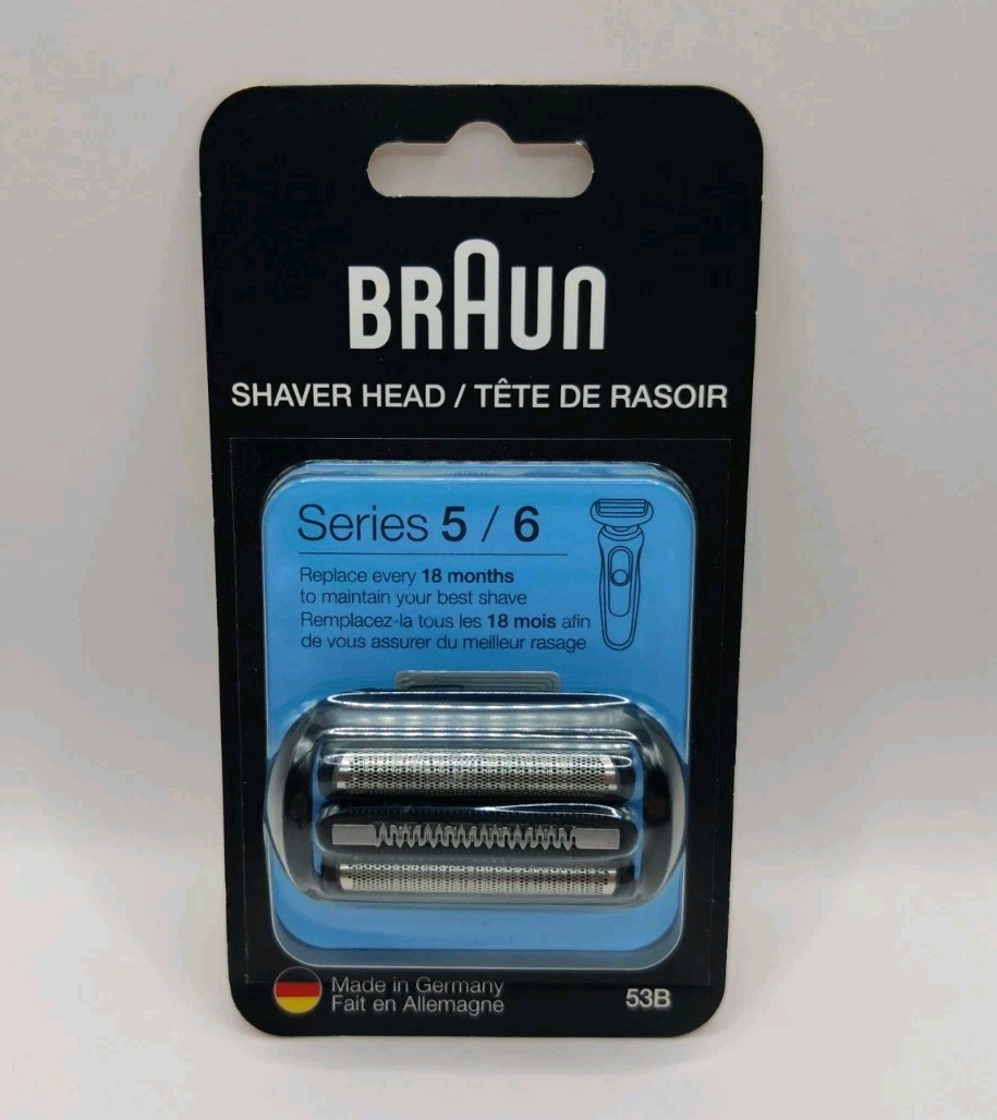 Braun Shaver Head Series 5 and 6 Replacement Cartridge 53B Electric Cutter Foil