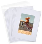 Acid Free 5 Pack 11x14 Pre-Cut Mat Board Show Kit for 8x10 Photos, Prints or .