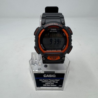 Casio STL-S100H (3425) Tough Solar Lap Memory 120 Water Resist 100M 