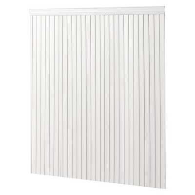 Modern Pre-Cut Wall Molding Kit   Polystyrene Wainscoting Panels, White