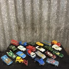 22 x VINTAGE DIECAST JOB LOT CORGI JUNIORS GREAT BRITAIN CARS VANS TRUCKS ETC