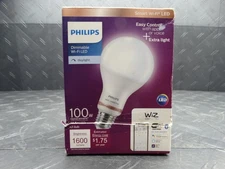 Philips Smart Wi-Fi LED Light Bulb 100W Daylight Dimmable A21 E26