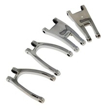 Redcat 14524 Chrome Front Upper and Lower Arms for SixtyFour