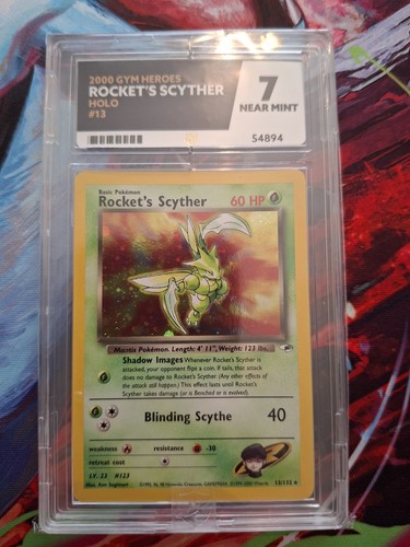 Rocket's Scyther (Unlimited) graded ACE 7 for sale on eBay