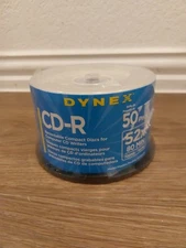 Dynex CD-R 52x 700MB 80 Min | 50-Pack Spindle Blank Media Discs