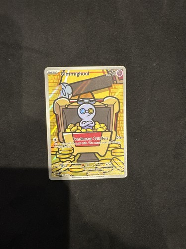Pokémon TCG Gimmighoul Paradox Rift Holo Card 198/182 Illustration Rare