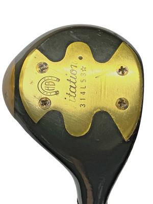 #ad HB Citation Persimmon 1 Wood Driver 314L5B Regular Steel 43.5 RH Vintage Grip HC $55.96