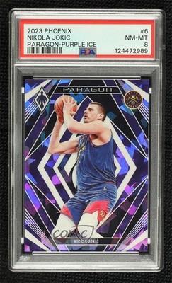 2023-24 Panini Phoenix Paragon Purple Ice 11/25 Nikola Jokic Jokić #6 0x3f