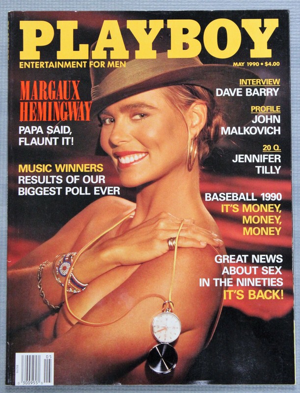 PLAYBOY MAY 1990 - PLAYMATE TINA BROCKRATH - MARGAUX HEMINGWAY PICTORIAL