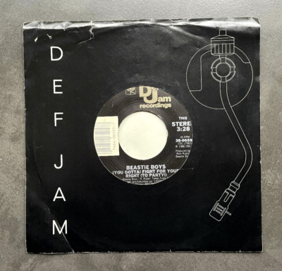 Beastie Boys Fight For Your Right 7インチ BEASTIE BOYS Fight For Your Right To Party 1987 UK 7