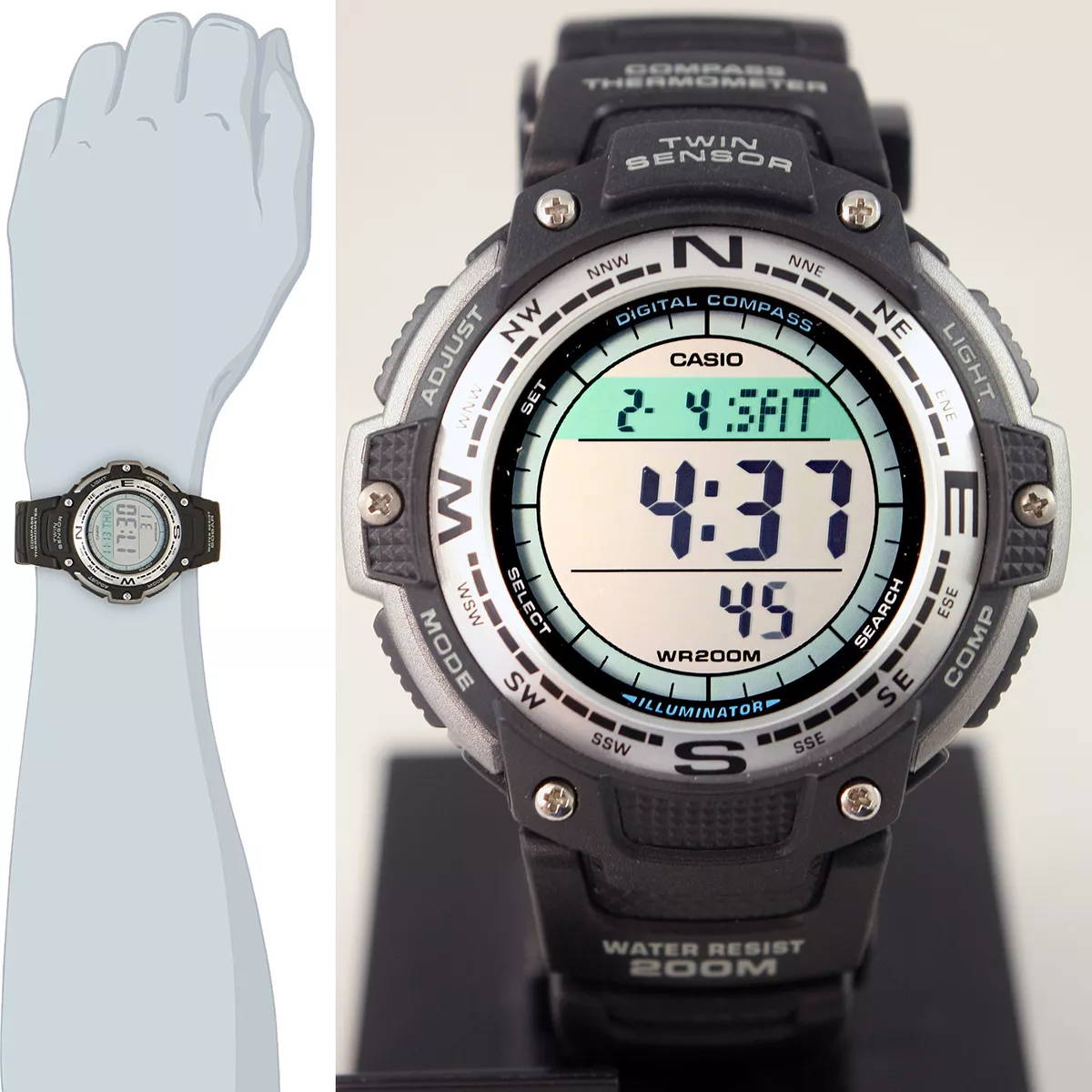 Casio pro hotsell trek sgw 100
