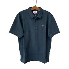 Standard Rec Short Sleeve Polo Shirt Mens M Navy Blue Cotton Golf Athleisure NEW