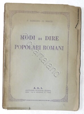 P. Romano, E. Brücken - Römische Volksweisen - Aufl. 1944
