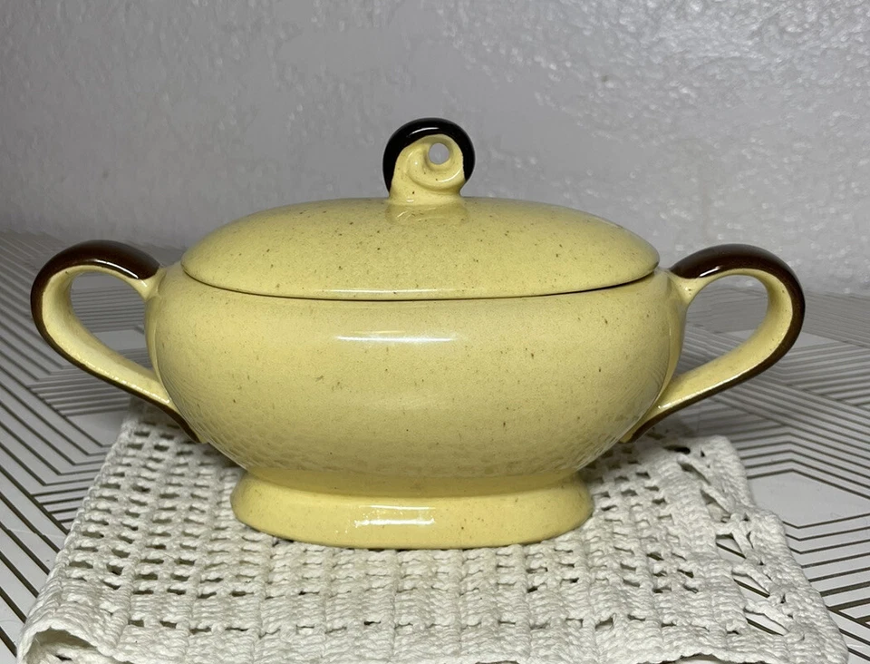 Bikini-Sunshine Yellow by HARMONY HOUSE CHINA SUGAR BOWL w/LID - Image 3 of 4