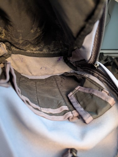 JANSPORT Backpack Gray/Black Bookbag School Padded Straps & Back Lots of Zippers - Picture 10 of 13
